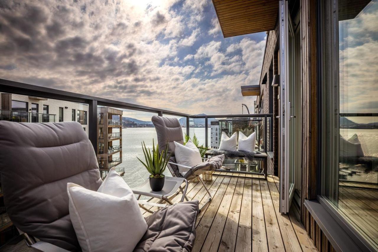 New Penthouse Apartment With Sea View In Bergen Centrum 외부 사진